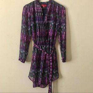 Red by Saks Fifth Avenue Shirt Tunic Dress